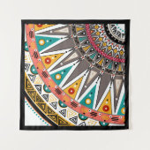 Etnisch, ornament wandkleed (Voorkant (horizontaal))