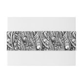 Etnisch patroon 3 uitnodigingen wikkel (Achterkant Voorbeeld)