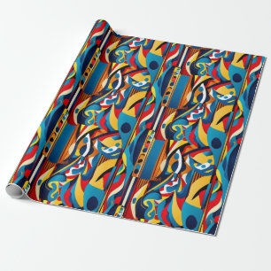 Etnisch patroon, Etnisch ontwerp, Etnisch Cadeaupapier