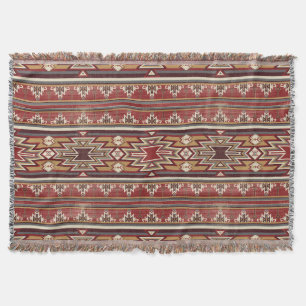 Etnisch Textiel Tribal Aztec Native America Deken