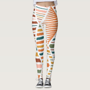 Etnisch Tribal Argyle Naadloos Patroon Leggings