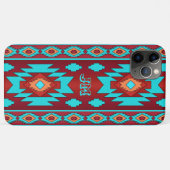 Etnisch zuidwest geometrisch aztec-patroon. Case-Mate iPhone case (Achterkant (horizontaal))
