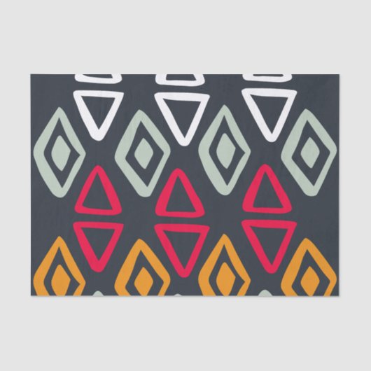 Etnische afdrukopslagpapier tissuepapier (Voorkant)