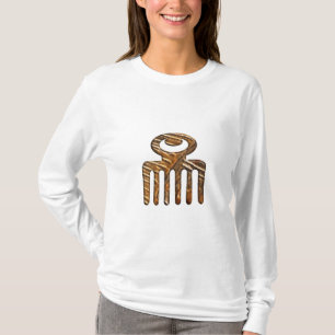 Etnische Afrikaanse adinkra-symbool Duafe T-shirt