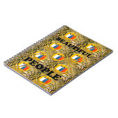 Etnische Afrikaanse Art Design Print: Mooie mensen Notitieboek (Linkerzijde)