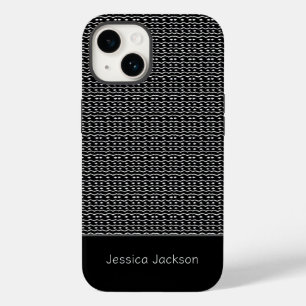 Etnische Afrikaanse kunst, zwart-wit patroon Case-Mate iPhone 14 Hoesje