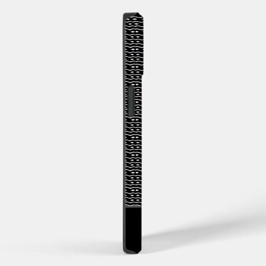 Etnische Afrikaanse kunst, zwart-wit patroon Case-Mate iPhone Case (Achterkant / Rechts)