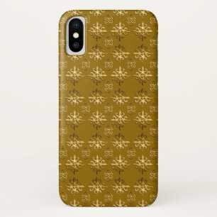 Etnische afrikaanse stammenpatronen. Adinkra Symbo iPhone X Hoesje