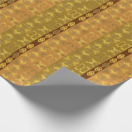 Etnische Afrikaanse tribale Geometrisch Cadeaupapier