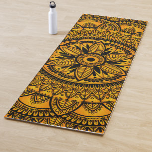 Etnische Amber Mandala 2 Yogamat