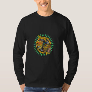Etnische antieke Aztec Indische Man Civilizatio T-shirt