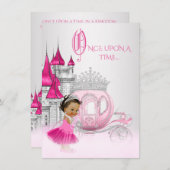 Etnische Assepoester Prinses Verjaardagsfeest Kaart (Voorkant / Achterkant)