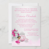 Etnische Assepoester Prinses Verjaardagsfeest Kaart (Achterkant)