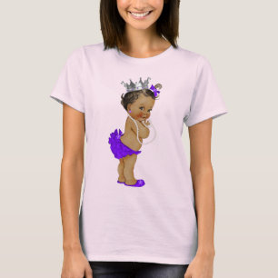 Etnische Baby Prinses en Parels T-shirt
