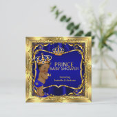 Etnische Baby shower Kaart (Staand voorkant)