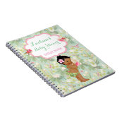 Etnische Baby Tropical Hawaiian Shower Gastenboek Notitieboek (Rechterzijde)