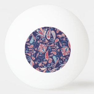 Etnische bloemen: Abstract oosters naadloos. Pingpongballen