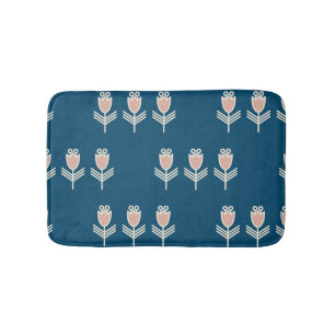 Etnische bloemen: decoratief Ornament Badmat