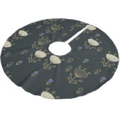 Etnische bloemen: sierontwerp kerstboom rok (Gekanteld)