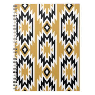 Etnische boho:  geometrisch patroon. notitieboek