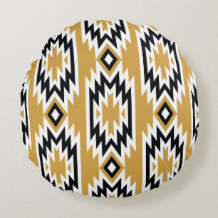 Etnische boho:  geometrisch patroon. rond kussen