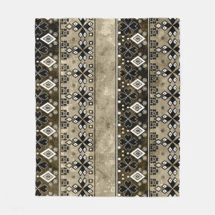 Etnische Boho Grunge: Kleurrijk patroon Fleece Deken
