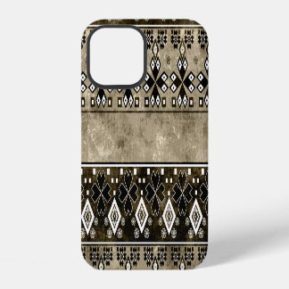 Etnische Boho Grunge: Kleurrijk patroon iPhone 12 Hoesje