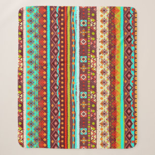 Etnische boho naadloos patroon. Tribale kunstafdru Sherpa Deken