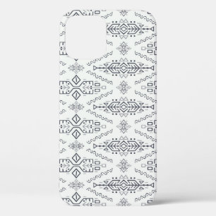 Etnische Boho: Trendy handgetekende naadloos. iPhone 12 Hoesje