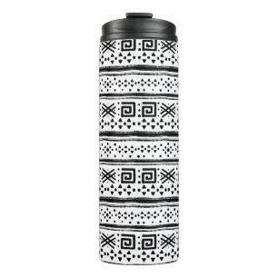 Etnische Boho Tribal Art Print Thermosbeker