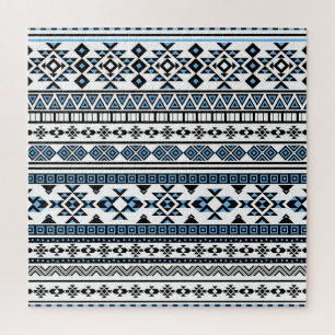Etnische Driehoek Geometrische Navajo Patroon Legpuzzel