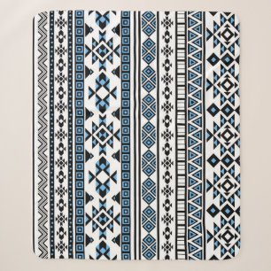 Etnische Driehoek Geometrische Navajo Patroon Sherpa Deken