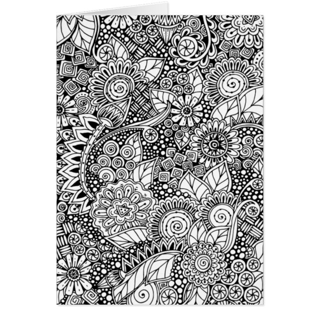 Etnische Floral geïnspireerd (Voorkant)