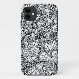 Etnische Floral geïnspireerd iPhone 11 Hoesje