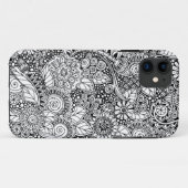 Etnische Floral geïnspireerd Case-Mate iPhone Case (Achterkant (horizontaal))
