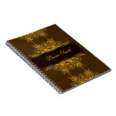 Etnische florale mandala. notitieboek (Rechterzijde)