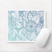 Etnische florale Mandala patroon Muismat (Met muis)