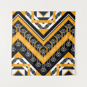 Etnische geometric Oriental Pattern traditional de Wandkleed