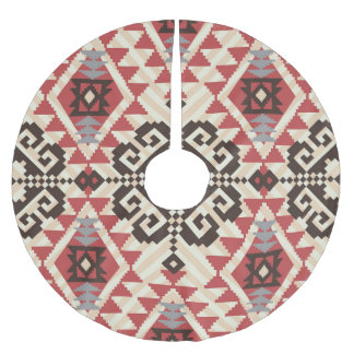 Etnische geometrie: Abstract naadloos Kerstboom Rok