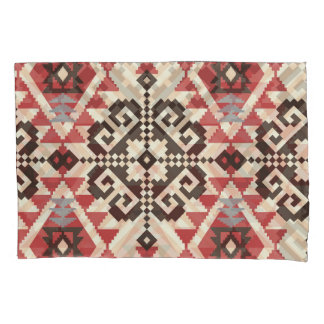 Etnische geometrie: Abstract naadloos Kussensloop