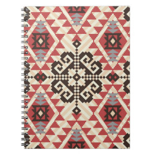 Etnische geometrie: Abstract naadloos Notitieboek