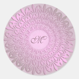 Etnische gradiënt Mandala Ronde Sticker