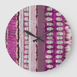 Etnische grens Fuchsia Abstract Grote Klok