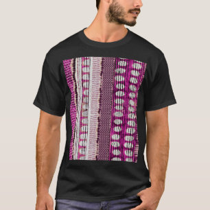 Etnische grens Fuchsia Abstract T-shirt