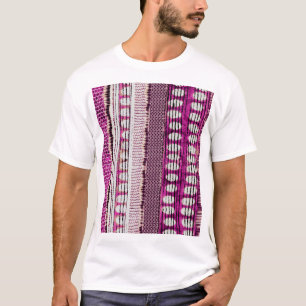Etnische grens Fuchsia Abstract T-shirt