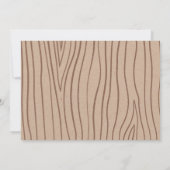 Etnische Groenen - tribale geboortedag Uitnodiging (Achterkant)