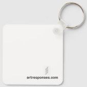 etnische (Indiase) bruids design Sleutelhanger (Achterkant)