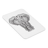 Etnische Indische olifant Magneet (Rechterzijde)
