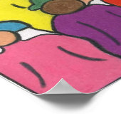 Etnische, interraciale, multiculturele poster (Hoek)