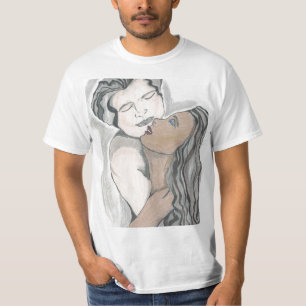 Etnische, interraciale, multiculturele t-shirt